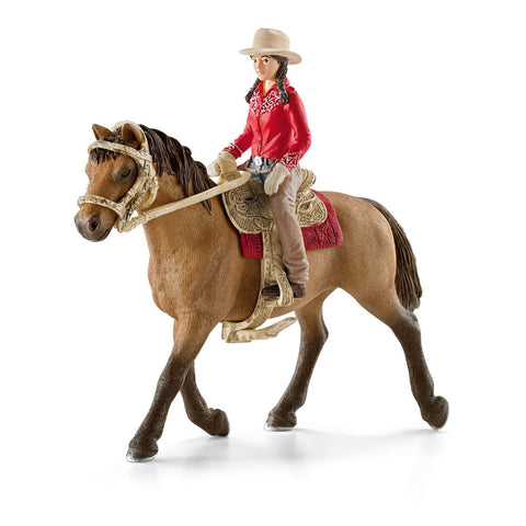 Horse Club Western Rider Horse Toy Figure