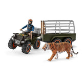 Wild Life Jungle Croco Quad Bike With Trailer And Ranger