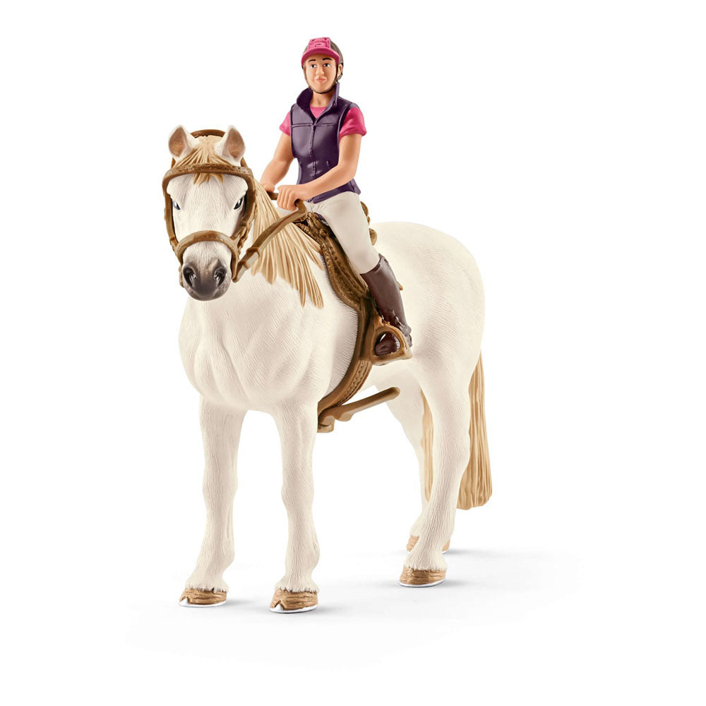 Horse Club Recreational Rider With Horse Toy Figure