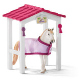 Horse Club Horse Stall With Lusitano Mare Horse Toy Figure