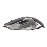 Gm-1803 Attila 3200dpi Gaming Mouse, Black-silver