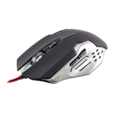 Gm-1803 Attila 3200dpi Gaming Mouse, Black-silver