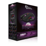 Gm-1602 Hannibal 3200dpi Gaming Mouse, Black