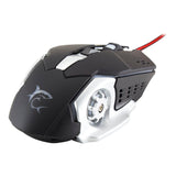 Gm-1801 Leonidas 3200dpi Gaming Mouse, Black-white