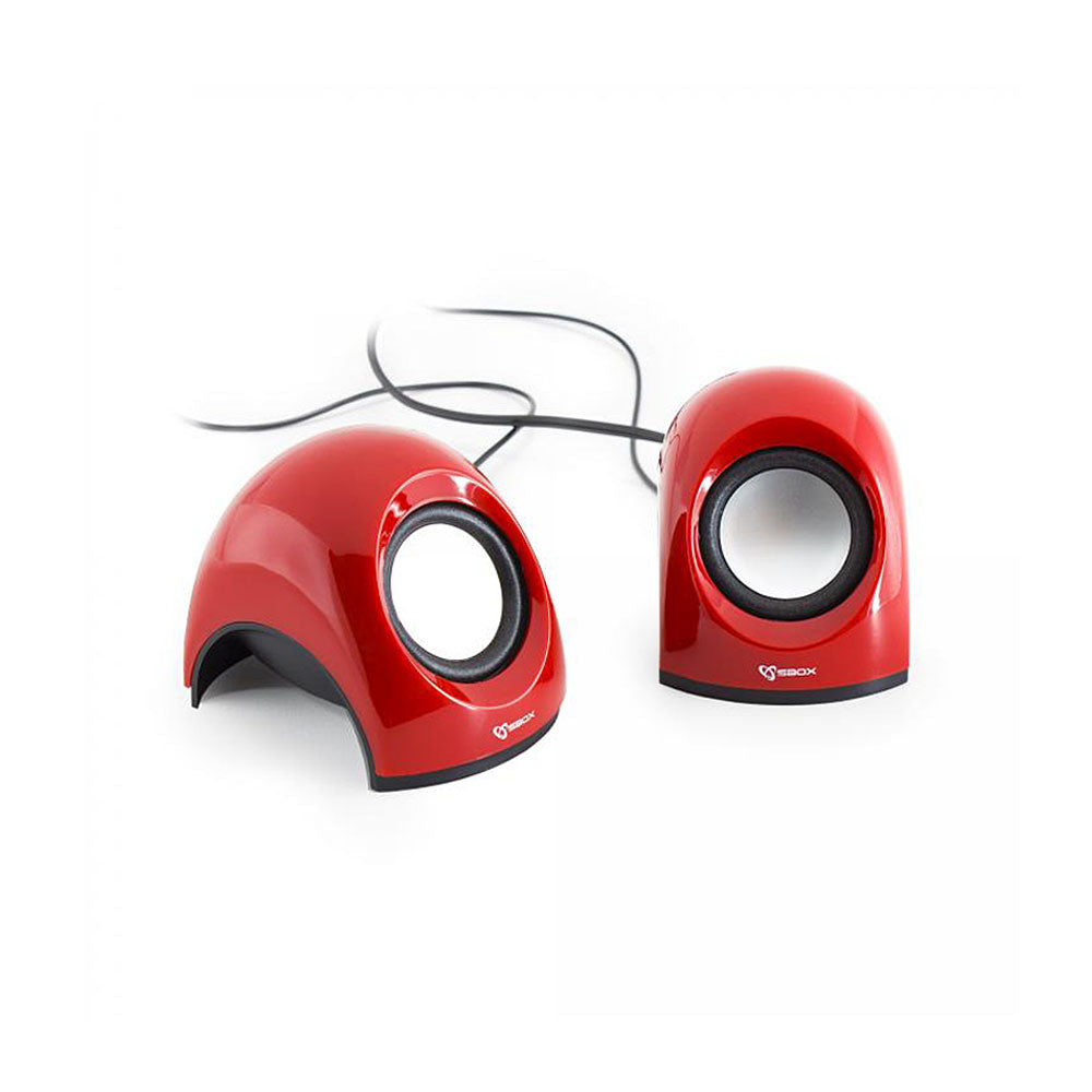 Sp-092r Usb Stereo Speaker, Red