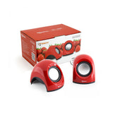 Sp-092r Usb Stereo Speaker, Red