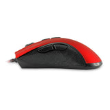 Gm-1601 Spartacus 4800dpi Gaming Mouse, Red-black