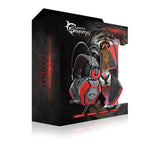 Gh-1644 Tiger Stereo Gaming Headset With Microphone And Multicolour Led Lighting, Black-red